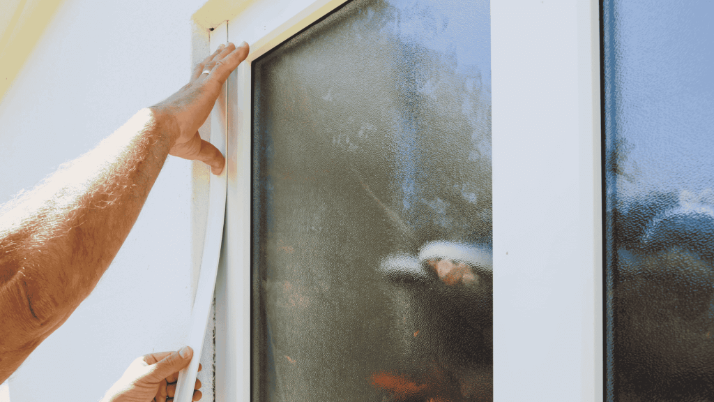 Resealing the gap around a window frame - Vivid Doors